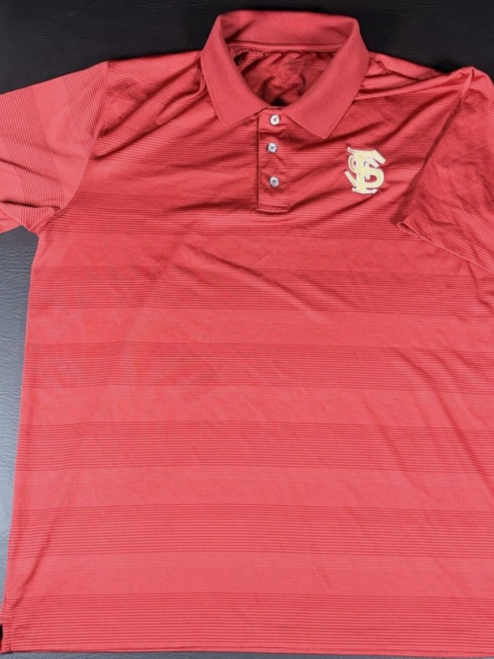 Florida State Seminoles Polo Shirt Mens XL Red NCAA Football FSU